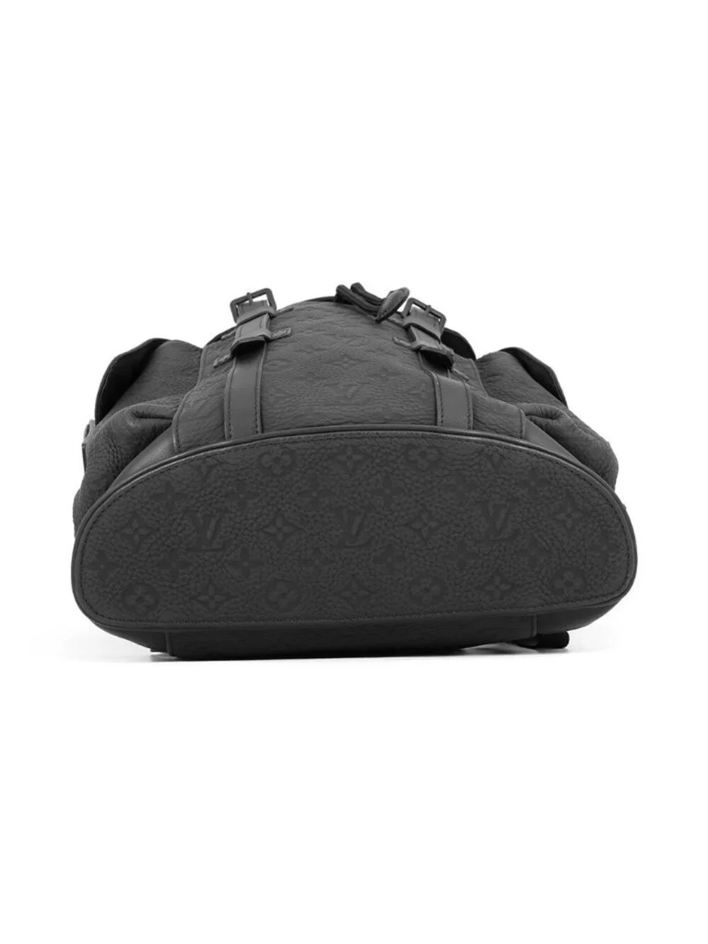 Louis Vuitton Backpack Monogram Taurillon Christopher PM Black